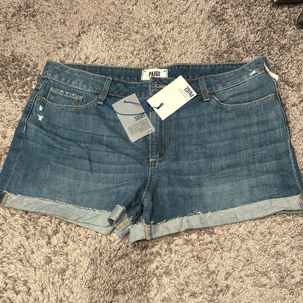 Paige Women's Blue Denim Shorts